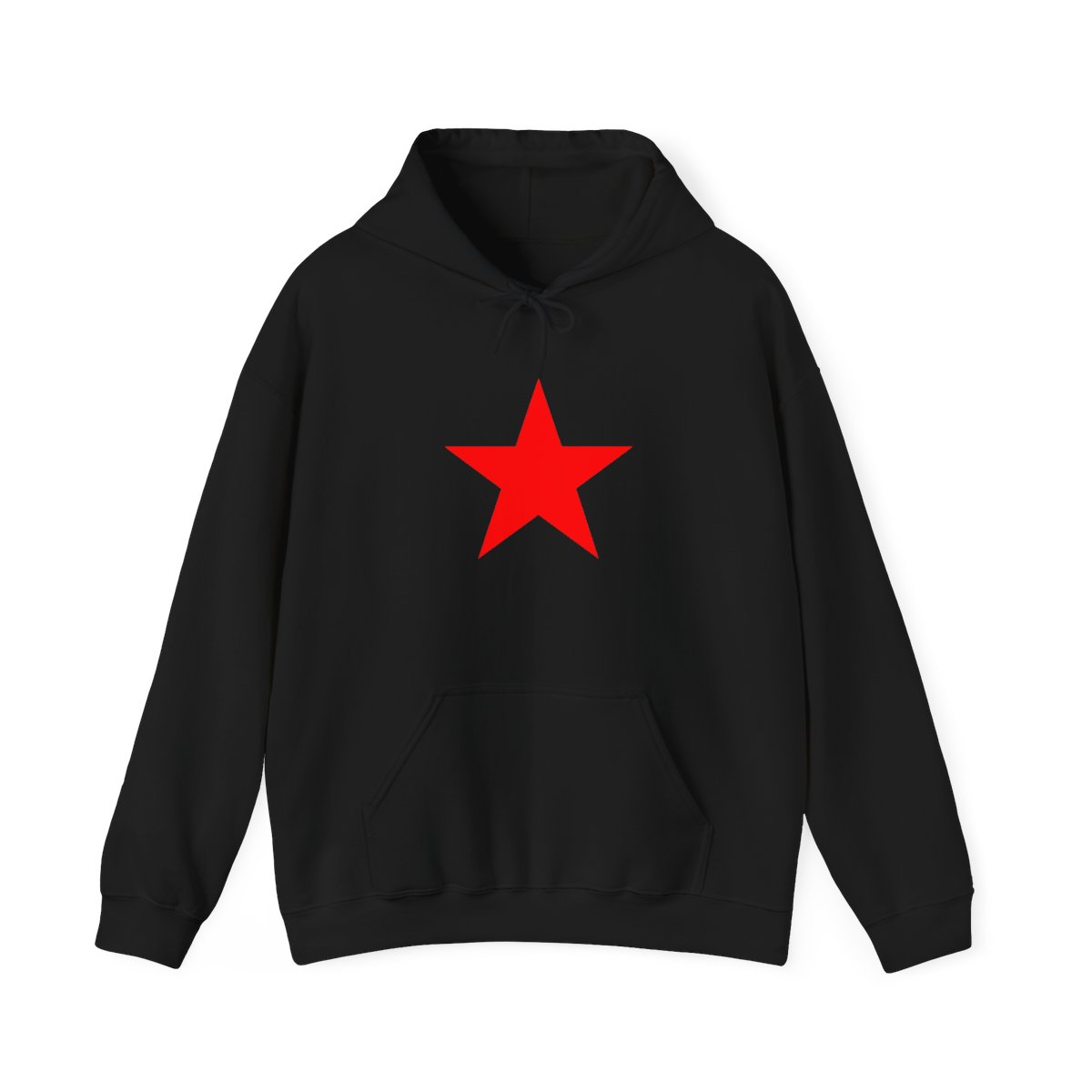 Patriotic Red Star Military Symbol Hoodie