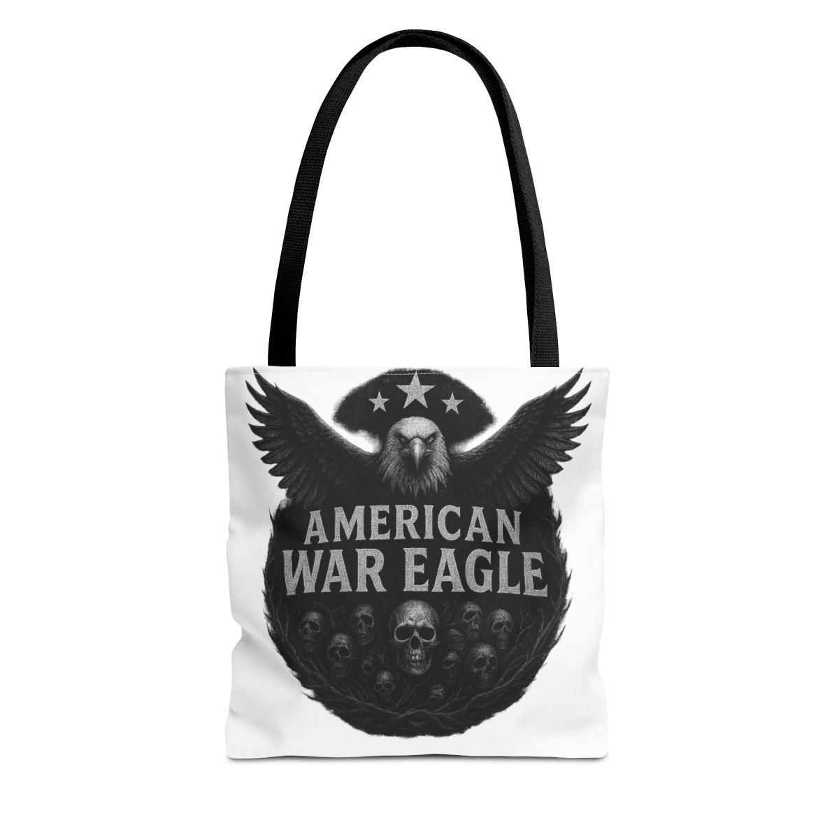 Bold American War Eagle Patriotic Tote Bag
