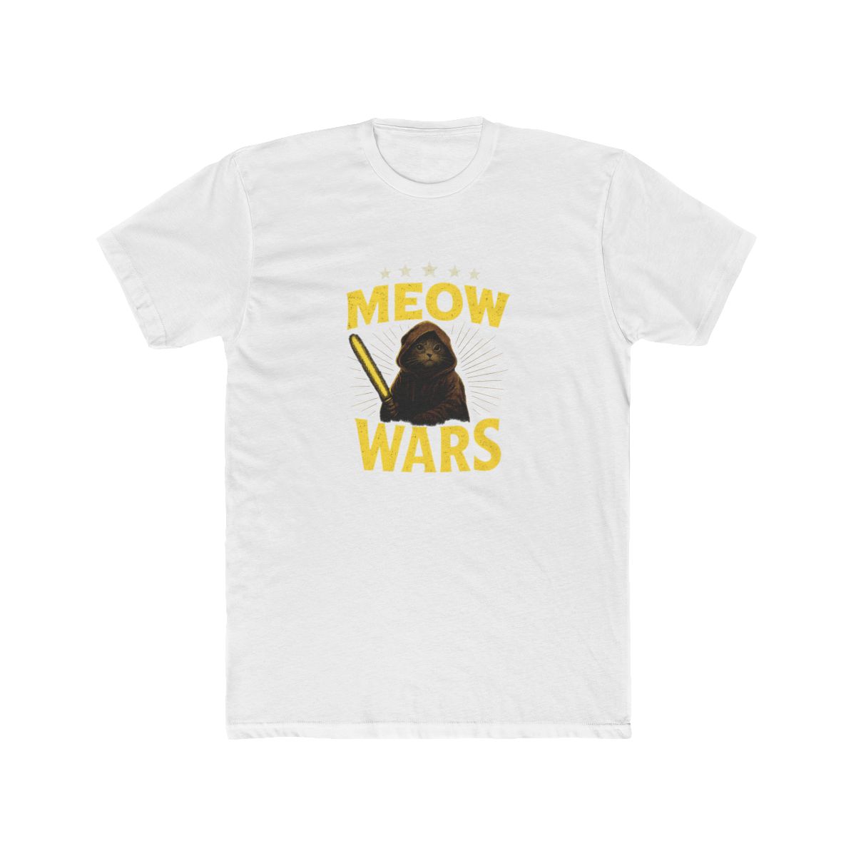 Meow Wars Funny Cat Galaxy Conquest T-Shirt