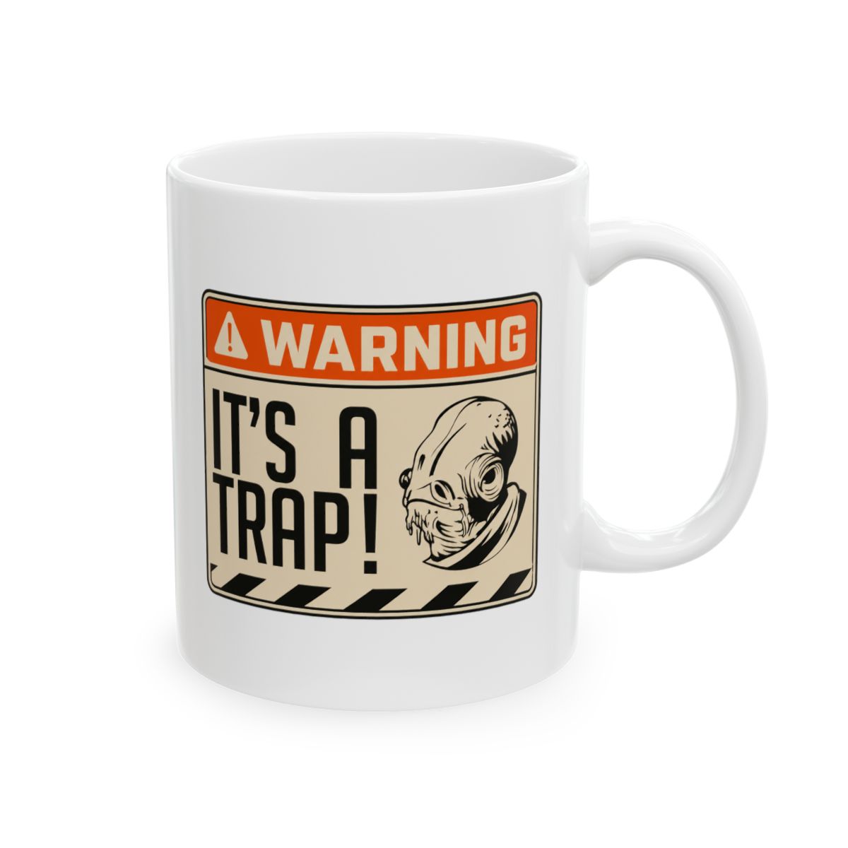 Admiral Ackbar It's a Trap Star Wars Mug - Funny Fan Coffee Cup