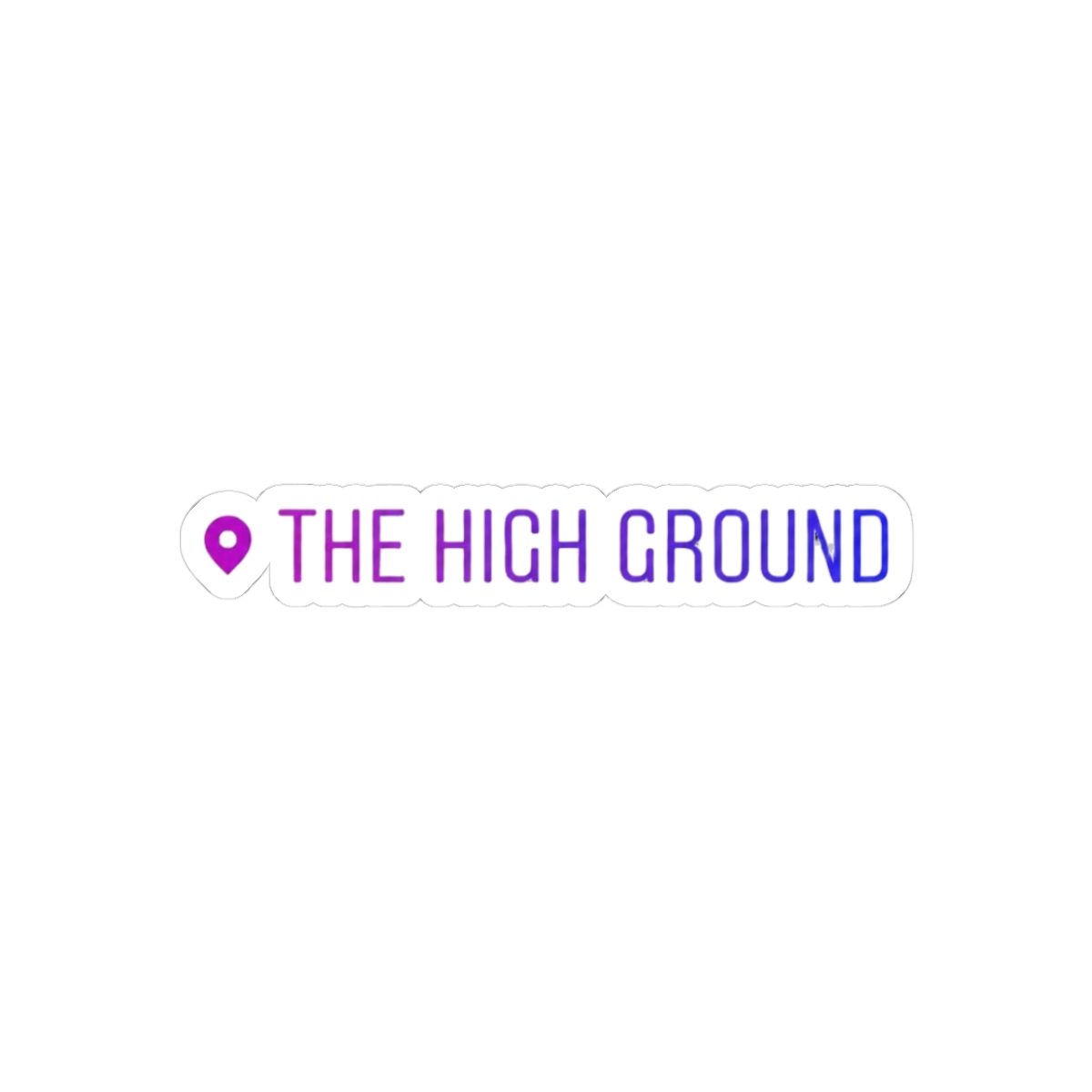 Star Wars High Ground Meme Funny Sticker - Obi-Wan Fan Vinyl Decal