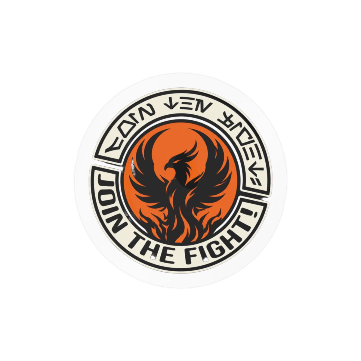 Join The Fight Bold Motivational Sticker