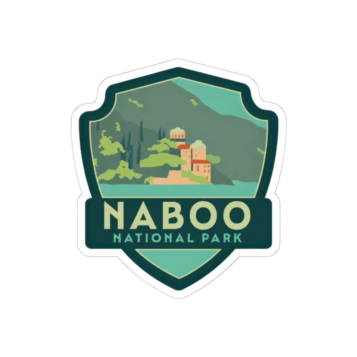 Naboo National Park Star Wars Parody Sticker | Funny Vinyl Decal