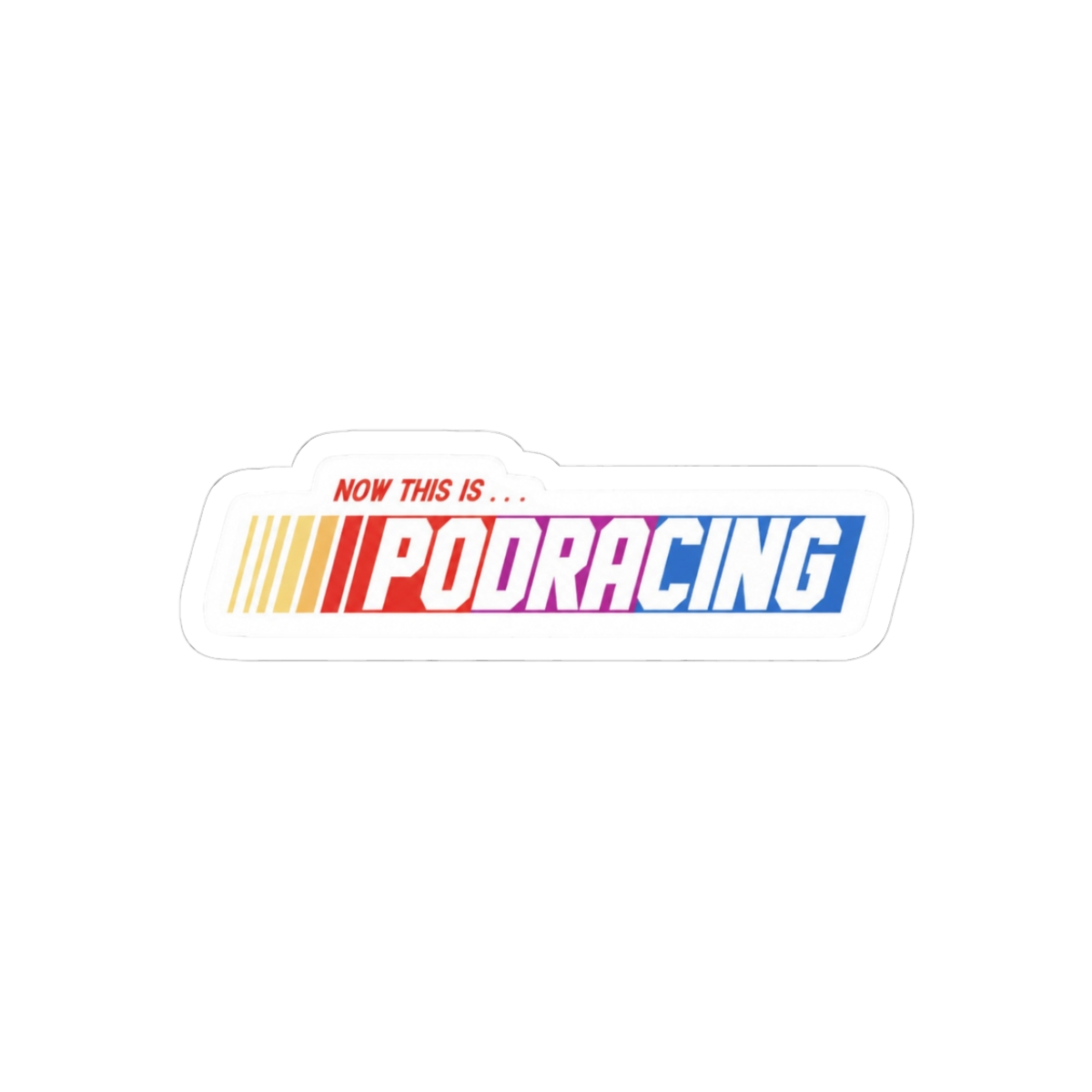 Podracing Star Wars Sticker