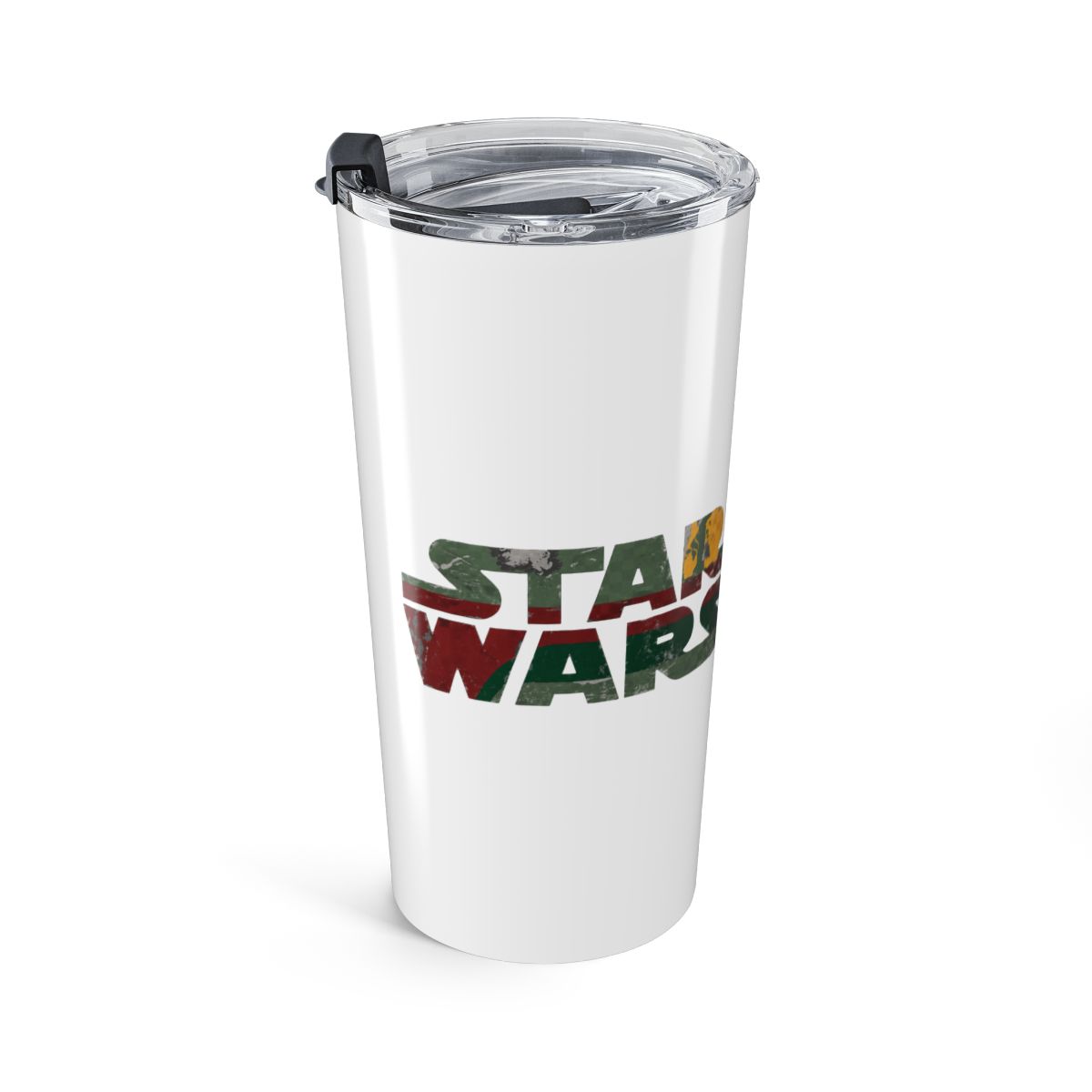 Boba Fett Style Star Wars Logo Travel Mug